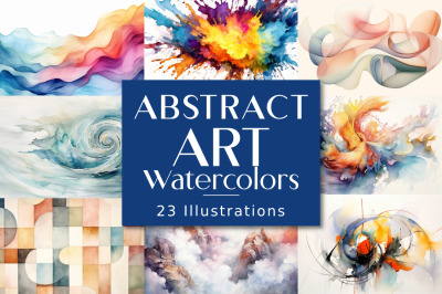 FREE Abstract Art Watercolors