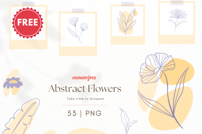 FREE Abstract Flowers