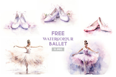 FREE Watercolour Ballet Theme