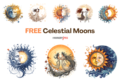 FREE Celestial Moons