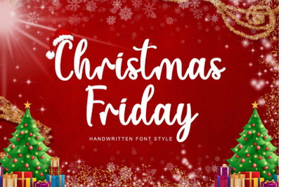 FREE Christmas Friday Font