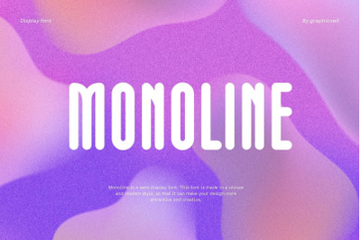 FREE Monoline Sans Serif Font