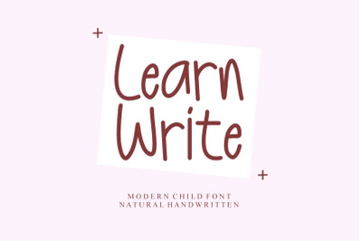 FREE Learn Write Font