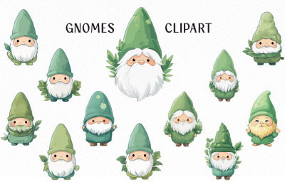 FREE Gnomes Clipart