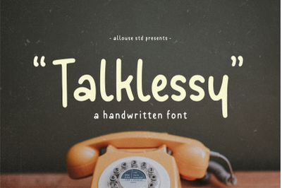 FREE Talklessy Font