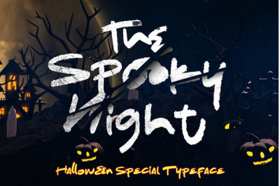 FREE  Spooky Night Font