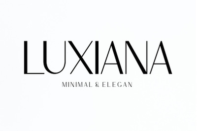 FREE LUXIANA Font