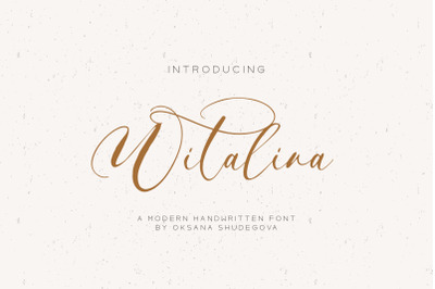 FREE Witalina Font