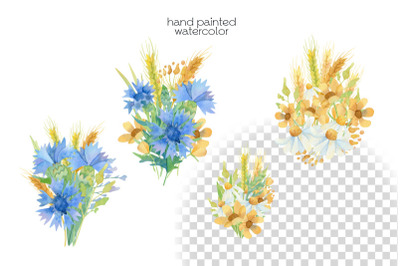 FREE Watercolor Wildflowers Design