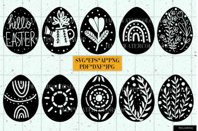 FREE Easter Eggs SVG
