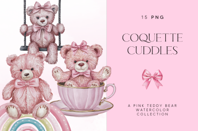 FREE Coquette Cuddles Illustration