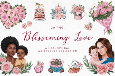 FREE Blossoming Love Clipart