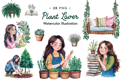 FREE Plant Lover Clipart