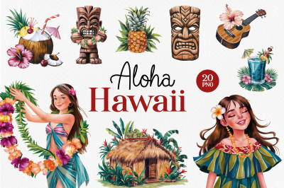 FREE Aloha Hawaii Clipart