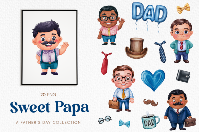 FREE Sweet Papa Illustration