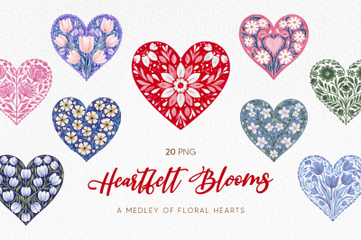 FREE Heartfelt Blooms Illustration