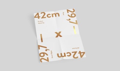 FREE Poster A3 mockup