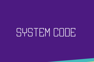 FREE System Code Font