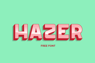 FREE Hazer Font