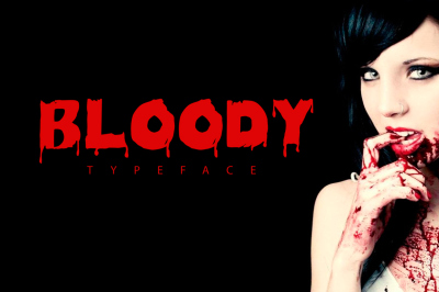 FREE Bloody Typeface