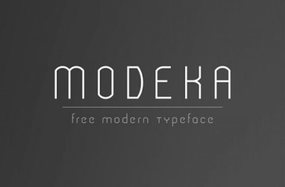 FREE Modeka Font
