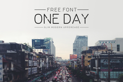 FREE Font: One Day Typeface