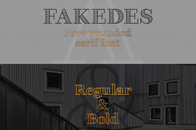 Free Font: Fakedes Typeface