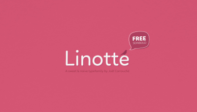 FREE Linotte Font