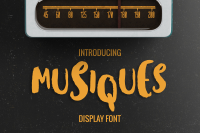 FREE Font: Musiques Display