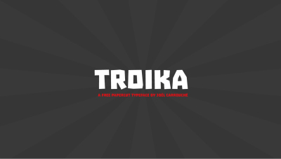 FREE Troika font