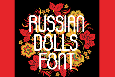 FREE Font:  Russian Dolls Typeface