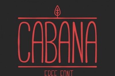 FREE Cabana font by Adrien Coquet.