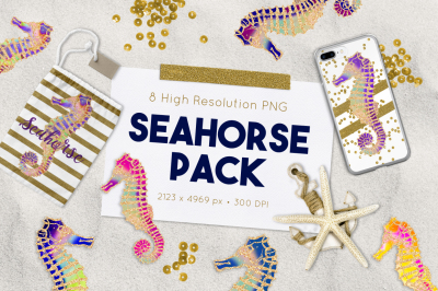 FREE Seahorse Graphics Pack