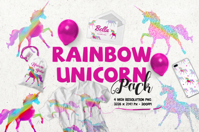 FREE Rainbow Unicorn Pack