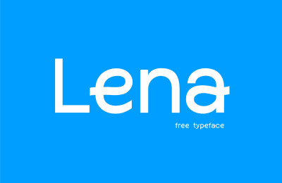 FREE Font: Lena Typeface