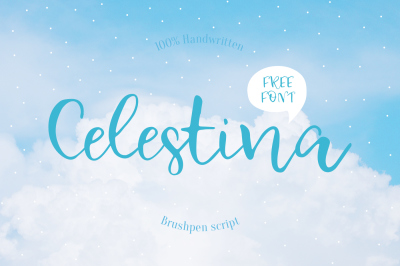 FREE Font: Celestina Typeface