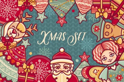 FREE Colourful Christmas Set