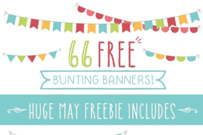 66 Bunting Banners