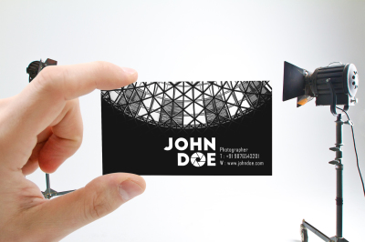 Free Business Card Mock Up
