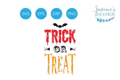 Free Halloween SVG File: Trick or Treat