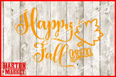 FREE SVG File: Happy Fall Y&#039;all SVG/EPS/PNG