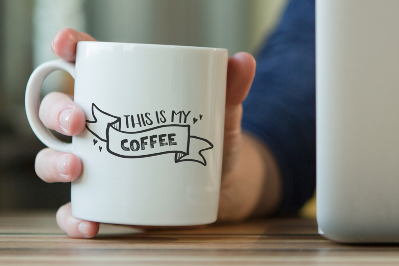 Free SVG Coffee Cut File By TheHungryJPEG | TheHungryJPEG.com