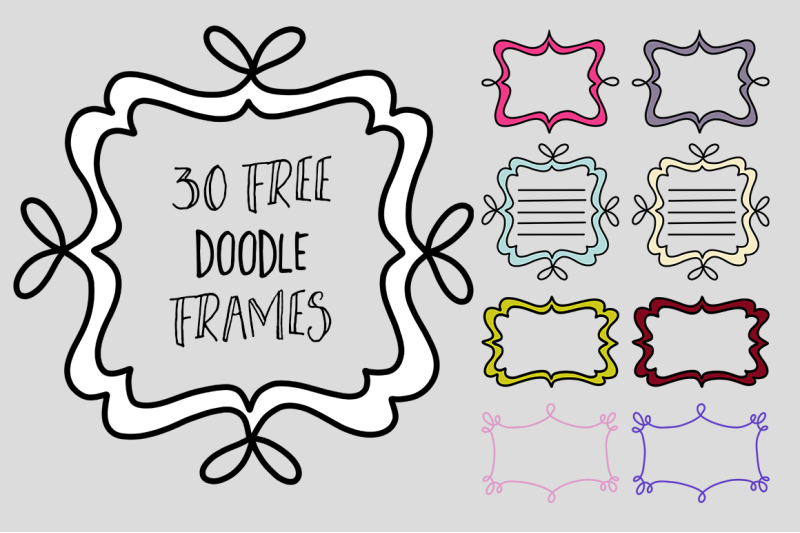 doodle frames photoshop free download