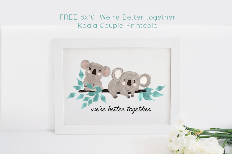 Free Better Together Koala Graphics Collection By Thehungryjpeg Thehungryjpeg Com