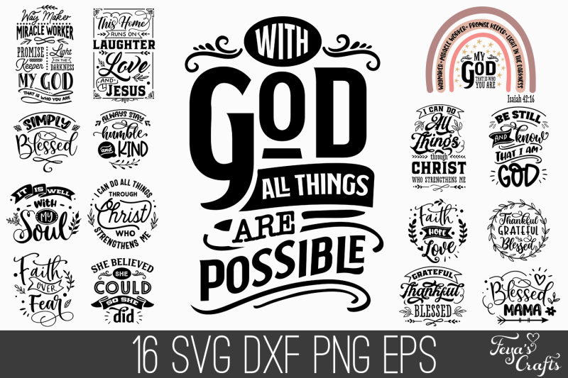 Download FREE Faith & Hope SVG Quotes Bundle | Bible Verse SVG By TheHungryJPEG | TheHungryJPEG.com