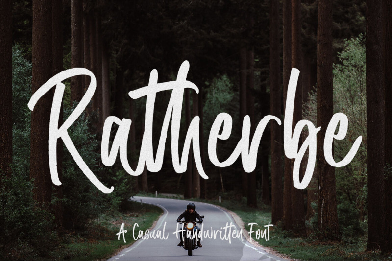 FREE Ratherbe Font By TheHungryJPEG