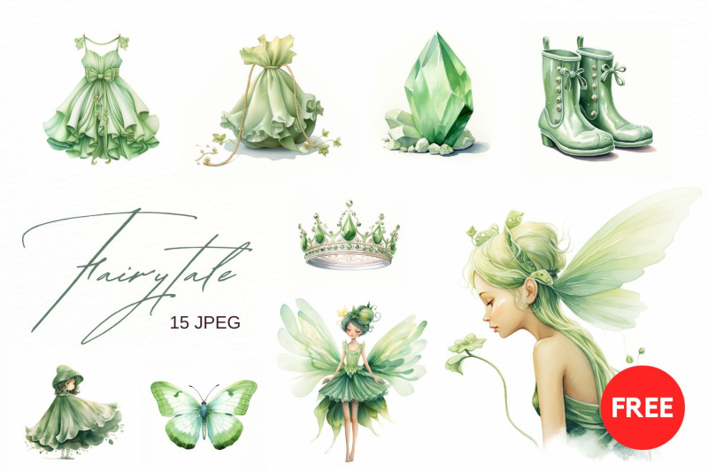 FREE Fairytale By TheHungryJPEG